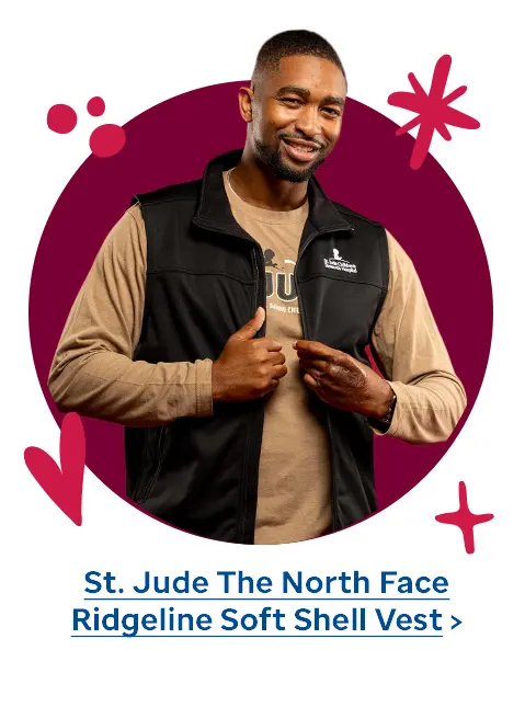 St. Jude The North Face Ridgeline Soft Shell Vest